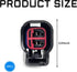 2 PCS EV6 EV14 Fuel Injector Connector, Fuel Injector Pigtail Connector Wiring Harness, Universal Automotive Accessories EV1 Fuel Injector Socket ...