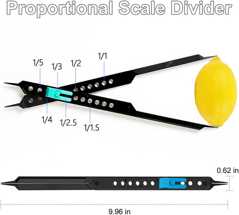 Proportional Divider Artist Drawing Tool For Artist Professional Compass Caliper Scale Divider Drawing Supplies Drafting Drawing Tools For Artists...