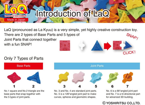 LaQ Insect World Mini Mantis | 64 Pieces | Age 5+ | Creative, Educational Construction Toy Block | Made in Japan...