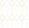 PH PandaHall 300pcs Drop Open Bezels for Resin 3 Sizes Earrings Beading Hoop Linking Rings Teardrop Connectors Charms Links Frames for Clay Earrin...