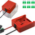 2 Packs Power Wheels Adapter for Milwaukee M18 18V Battery with Fuse & Wire terminals & 12 Gauge Wire, Good Power Convertor for DIY Ride On Truck,...