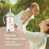 Straw Set for All in One Baby Bottle, with Straw Top, Handle, Straw, Weighted Straw, Straw Cleaning Brush All in One Kit, Easy to Clean, Straw wit...