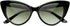 zeroUV Super Cateyes Vintage Inspired Fashion Mod Chic High Pointed Cat-Eye Sunglasses...