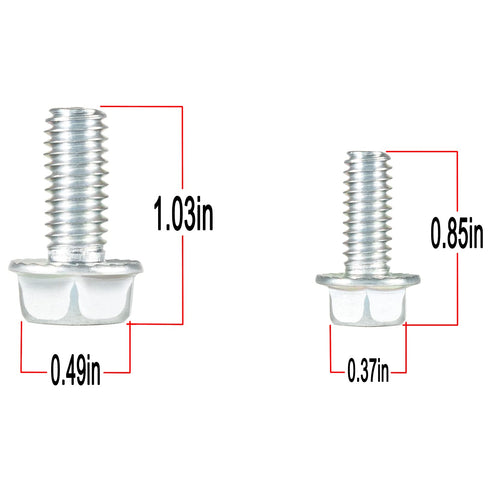 Oil Pan Bolt Kit SBC SBF Fit for 1955-1998 Chevy Small Block V8 Engines 265 283 305 307 327 350 383 400 & Small Block Ford V8 260 289 302 351W & O...