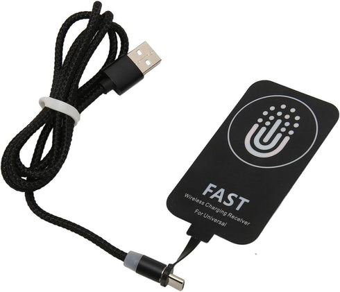 Charging Receiver, 10W Ultra Thin Type C Receiver Patch, Charging Patch Magnetic Back Patch for USB C Smartphone...