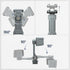 Phone Mount for Camera Hot Shoe, Aluminum Camera Hot Shoe Phone Holder with 2 Additional Cold Shoe Mounts, 360°Adjustable Phone Holder for iPhone ...