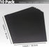 Opaque Black Plastic Sheets, 7.5mil (.0075") 12” X 12” Craft Plastic Film, PET Stencil Material, Glossy and Flexible Plastic Sheet for Crafts, Cri...