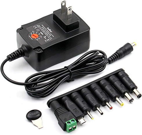 Belker 36W Universal 3V 4.5V 5V 6V 7.5V 9V 12V AC DC Adapter Power Supply for LCD LED Light Strip Router HUB Speaker Smart Phone TV Box 1A 1.5A 2A...