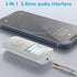 Bluetooth 5.0 Transmitter and Receiver 3 in 1, Dual Pairing Bluetooth Audio Transmitter Receiver Wireless Adapter with LCD Display 3.5mm AUX Stere...