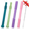 Teether Tubes for Babies 6 12 18 Months, 4 Pack Hollow Straw Toddler Teether Toys for molars, Silicone Chew Tube for Sensory Kids with Chewing or ...