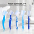 Anbbas 2pcs Silicone Denture Brush Cover Fit Most Denture Toothbrushes...