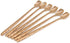 6 PCs Stainless Steel Mixing Spoon with Rose Gold Finish - Stirrer Spoon with Shovel-Shaped Head for Coffee, Ice Tea, Soft Drink, Cocktail, Length...