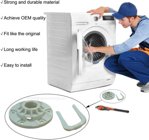 W10528947 Upgraded Washer Basket Drive Hub Kit - Compatible Kenmore Whirlpool Maytag Washer - Replaces W10396887 2684908 AP5665171 PS6012095