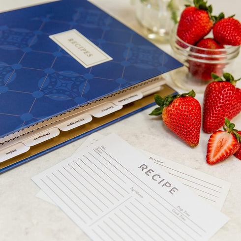 Jot & Mark Recipe Cards 5x7 Inches Blank Double Sided, 50 Count (Modern Minimal)...