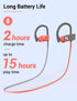 Stiive Bluetooth Headphones, Wireless Sports Earbuds IPX7 Waterproof with Mic, Stereo Sweatproof in-Ear Earphones, Noise Cancelling Headsets for G...