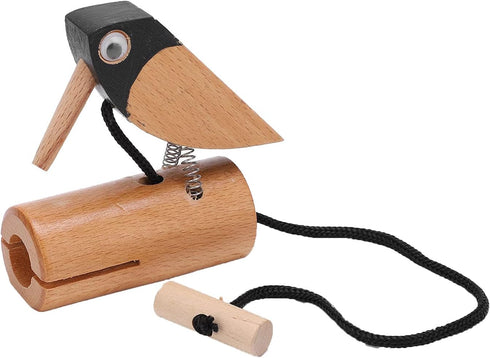 Woodpecker Musical Toy,Wood Bird Decor Education Toys for Kids...