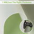 Clear Silicone Mat for Kitchen Counter, 10.24”x 14.2”(1MM) Non-slip Countertop Protector Liner, Small Non-Stick Baking Mat, Heat Resistant Placema...