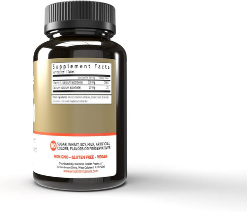 Vitamin C Tablet 500mg Non-Acid Wmill - 60 by WINDMILL...