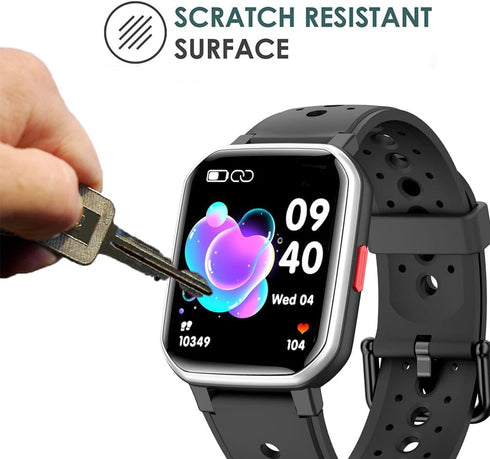 6 Pack Compatible with DIGEEHOT H79 1.4” Smart Watch Screen Protector Film for MgaoLo H79 1.54 Inch Kids Smartwatch Screen Protectors Foils Screen...