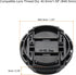 PATIKIL Camera Lens Cap, 2 Pack Center Pinch Front Lens Cover with Cap String/Microfiber Cloth for 40.5mm Thread Universal DSLR Lenses for Nikon, ...