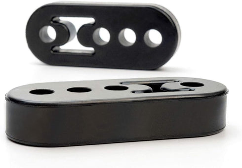 Exhaust Hanger Rubber Muffler Hanger Universal-(2PCS), Hole Diameter 12mm (0.47inch) Universal, Muffler Bracket Mount, High Density Rubber Isolato...