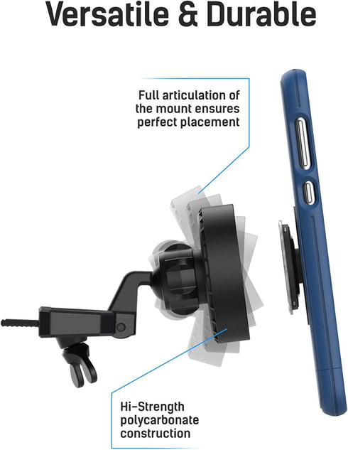 ENCASED LolliLockit CD Car Mount for Pop Phone Holder Grip, Magnetic Socket Holder (Patent Pending)...