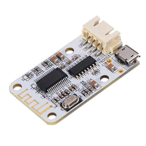 HiLetgo 2pcs PAM8403 3W+3W Wireless Bluetooth 4.0 Module Micro USB Power Supply 2x3W Bluetooth 4.0 Audio Receiver Digital AMP Amplifier Board Blue...