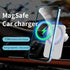KAPAN Magnetic Wireless Car Charger 15W Wireless Car Charger Compatible with iPhone 12/13/14 Pro/Pro Max/mini/14 Plus, Samsung Galaxy S6 / S7/S8/S...