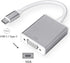USB C to VGA Adapter, 1920x1200 Resolution, Plug & Play, Compatible with Mac OS, Windows, Chromebook, iPad Pro, Surface Book 2, HP Elitebook, Acer...