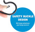 12Pcs S Hooks Hanging Safety Buckle - 3.5 inch Heavy Duty S Hooks,Hanging Plants for Closet Hooks, Clothes, Kitchen Utensil, Pots and Pans, Bags (...