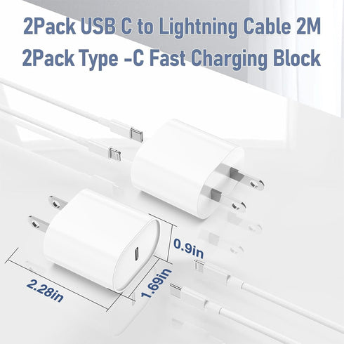 Fast Charger for iPhone Charge Fast Charging?MFi Certified?, Compatible with iPhone 14 13 12 Pro/14 Plus/13 Pro Max/11/XS Max/XR, USB C to Lightni...