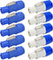 (5 Each) NAC3FCA & NAC3FCB PowerCON Cable Connector Replacement for Neutrik, blue & white...