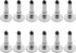 12 Pieces Universal Replacement Disc Tip Stylus Pen Tips Round Transparent Disc Tip for Touch Screen Tablet Phone Replacement Disc Tips for Stylus...