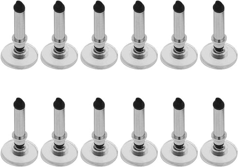 12 Pieces Silver Universal Stylus Replacement Disc Tips Round Shape Replaceable Stylus Pen Disc Tips for Touch Screen Stylus Pen Disc Tips Accesso...