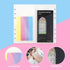 5pcs A6 Clear Binder Cash Envelopes, A6 Insert with 2 Pockets for Budgeting Money,Binder Pockets Index Envelopes for 6 Ring Budgeting Binder Inser...