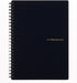 Maruman MNEMOSYNE Notebook 8.27 x 5.83 Inches (A5), 7mm ruled 24-line, 80 Sheets (N195A), Black...