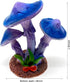 3pcs Mini Mushroom Figurines Mini Mushroom Figurines Lawn Garden Micro Decoration Statues Figurines for Garden Ornaments Plant Pots Bonsai Landsca...