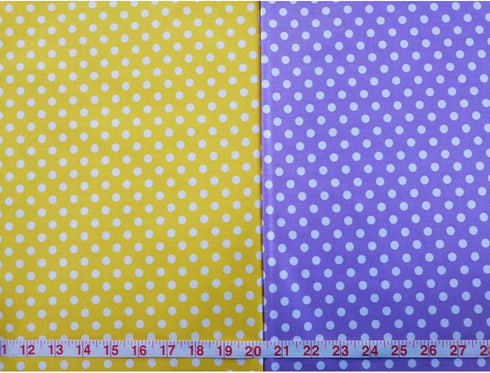Fat Quarters Cotton Fabric Bundles 18" x 22" Quilting Fabric for Sewing,8 PCS Dots...
