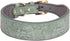 Leather Dog Collar, for Large Dogs, Medium Dogs & Small Dogs, Adjustable Soft Padded Collar for Dogs, Embossed Print Leather Dog Collars (XL, Gree...