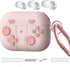 AirPods Pro Case Cover with Cleaner Kit,Classic Handheld Game Console Design Soft Skin Silicone Protective Case for AirPods Pro 2nd/1st Generation...