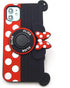 for iPhone 12 Mini Case Cute 3D Carton Camera with Rotating Ring Grip Holder Kickstand Lanyard Teens Girls Women Soft Silicone Phone Case Rubber C...
