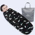 BlueSnail Baby Swaddle, Soft and Comfortable, Newborn Easy Wrap Receiving Blanket, Suitable for 0-3/3-6 Months (Black, 0-3 Months)...