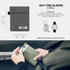 Silent Pocket Faraday Cage Key Fob Holder, Charcoal Grey, 4.3" x 3.5" x 0.5"...