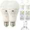 Rechargeable Light Bulbs with Remote Control,700lm, 2600mAh Battery Emergency Light Bulb for Power Outage and Camping Outdoor, 3 Level Dimmable, 3...