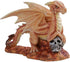 Pacific Giftware Anne Stokes Age of Dragons Desert Dragon Wyrmling on Skull Head Rock Home Tabletop Decorative Resin Figurine...