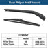 Rear Windshield Wipers Blade Arm Set for Scion XB 2008-2015,Toyota Yaris 2007-2014 Back Glass Wiper Arm Blade Replacements All Seasons Fit, Replac...