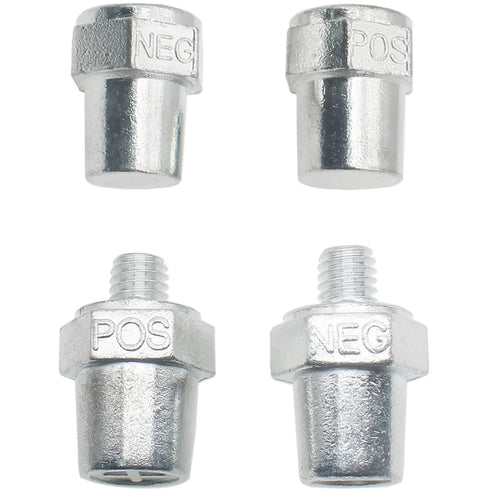Car Battery Post Adapter Positive and Negative Battery Top Post to Side Terminal Adapters 3/8" Female/Male Stud Adapter (2pair)...