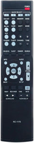 RC-1170 Replacement Remote Fit for Denon AV Surround Receiver AVR-1513 DHT-1513BA Sub RC-1156 RC-1157 RC-1180 RC-1183...