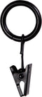 Kenney Petit Window Curtain Clip Rings, 14-Pack, Black...