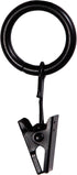Kenney Petit Window Curtain Clip Rings, 14-Pack, Black...